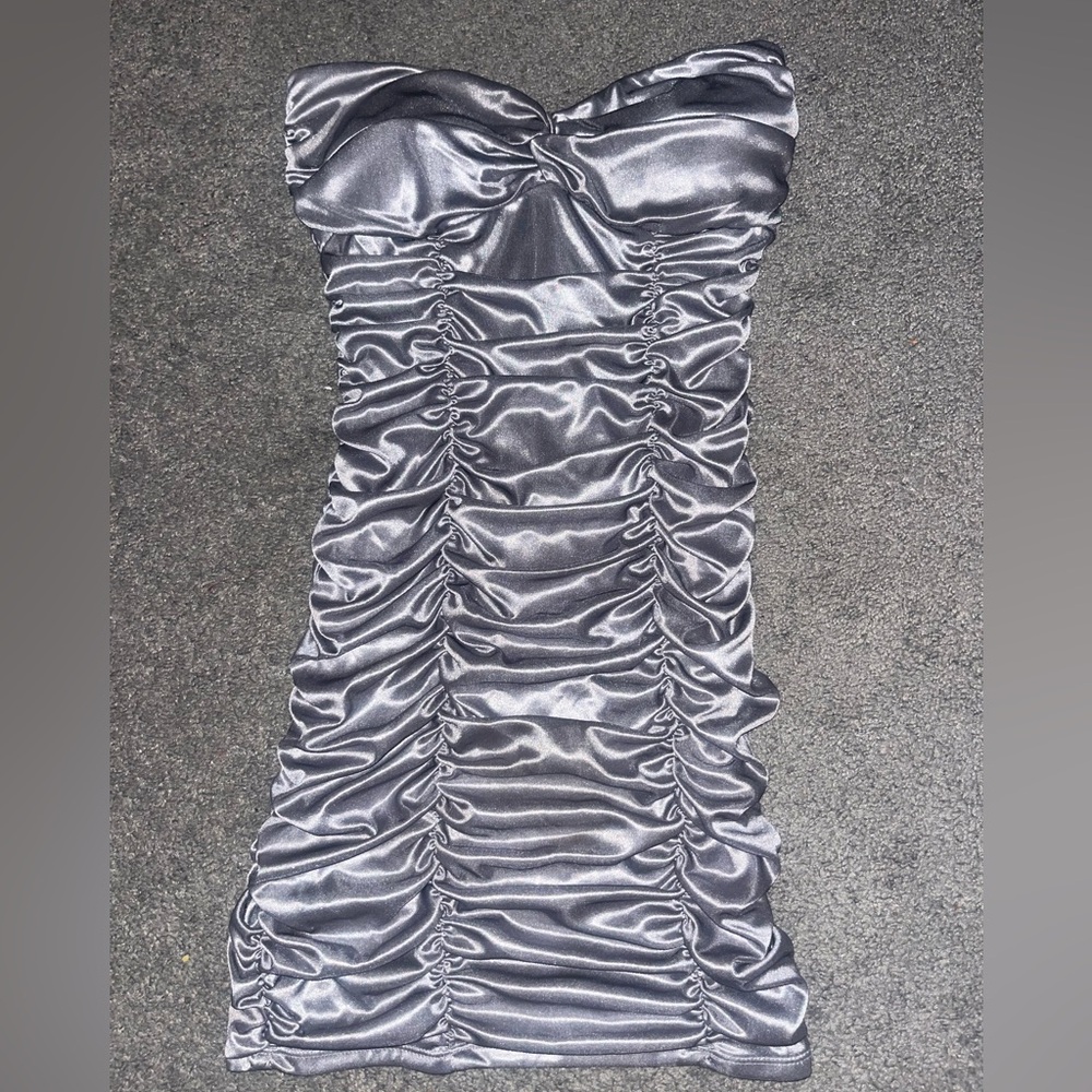 Speechless Metallic Ruched Mini Dress - Size Medium, Never Worn